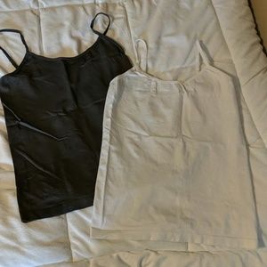 Zenana tanks (2) white and grey